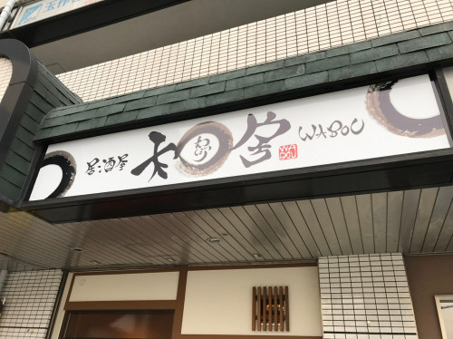 兵庫県姫路市 「居酒屋　和房」 看板、暖簾、ロゴデザイン
