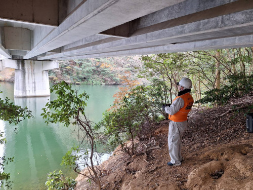 今年度も福岡市橋梁点検実施