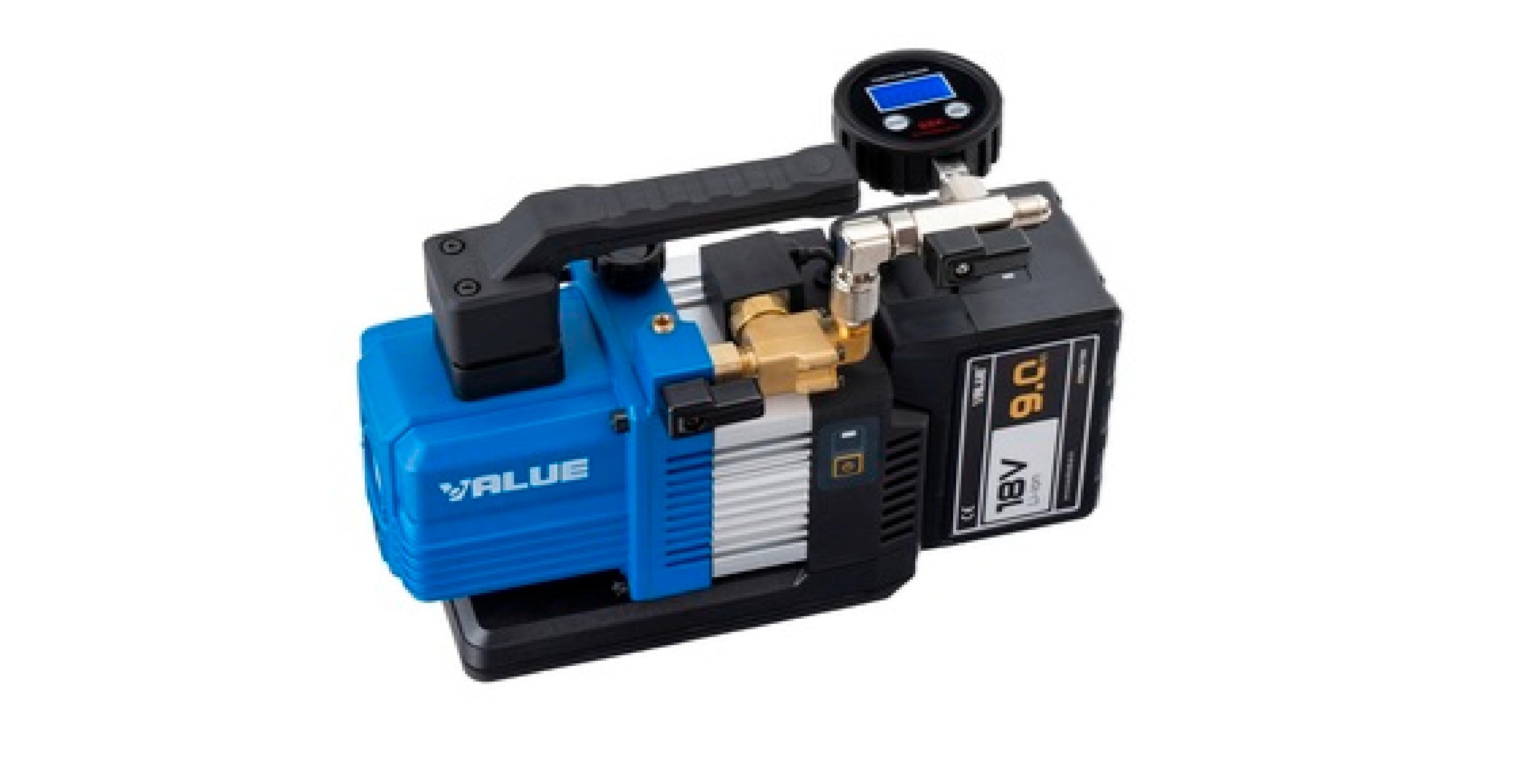 充電式真空ポンプ(9Ah仕様) デジタル真空ゲージセット RP-225SL-V50