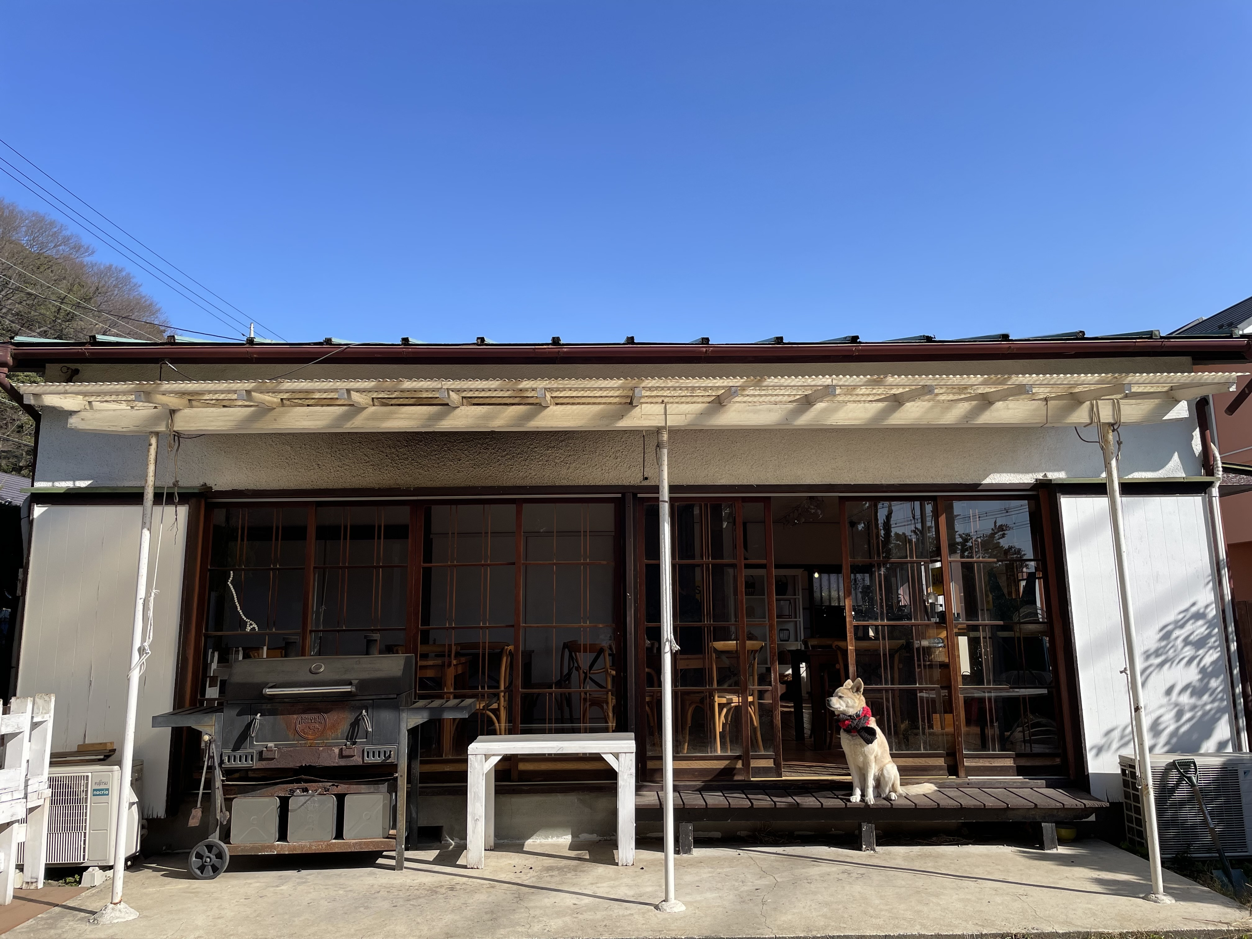 雲ひとつない青空です！