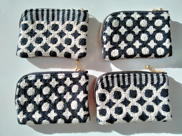 二重織りポーチ