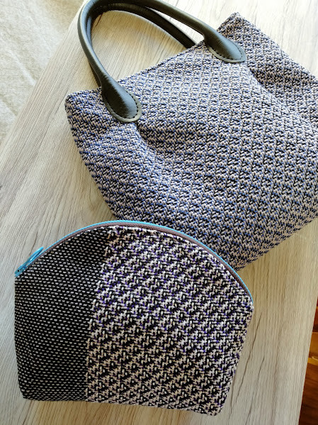 色糸効果バッグ