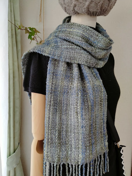 ミックス糸マフラー