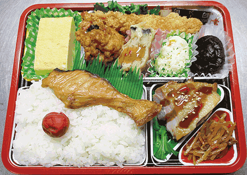 商品番10-83(横幅23cm) 上幕の内弁当 - 弁当・エビフライ・お食い初め・配達|涌谷町北田商店