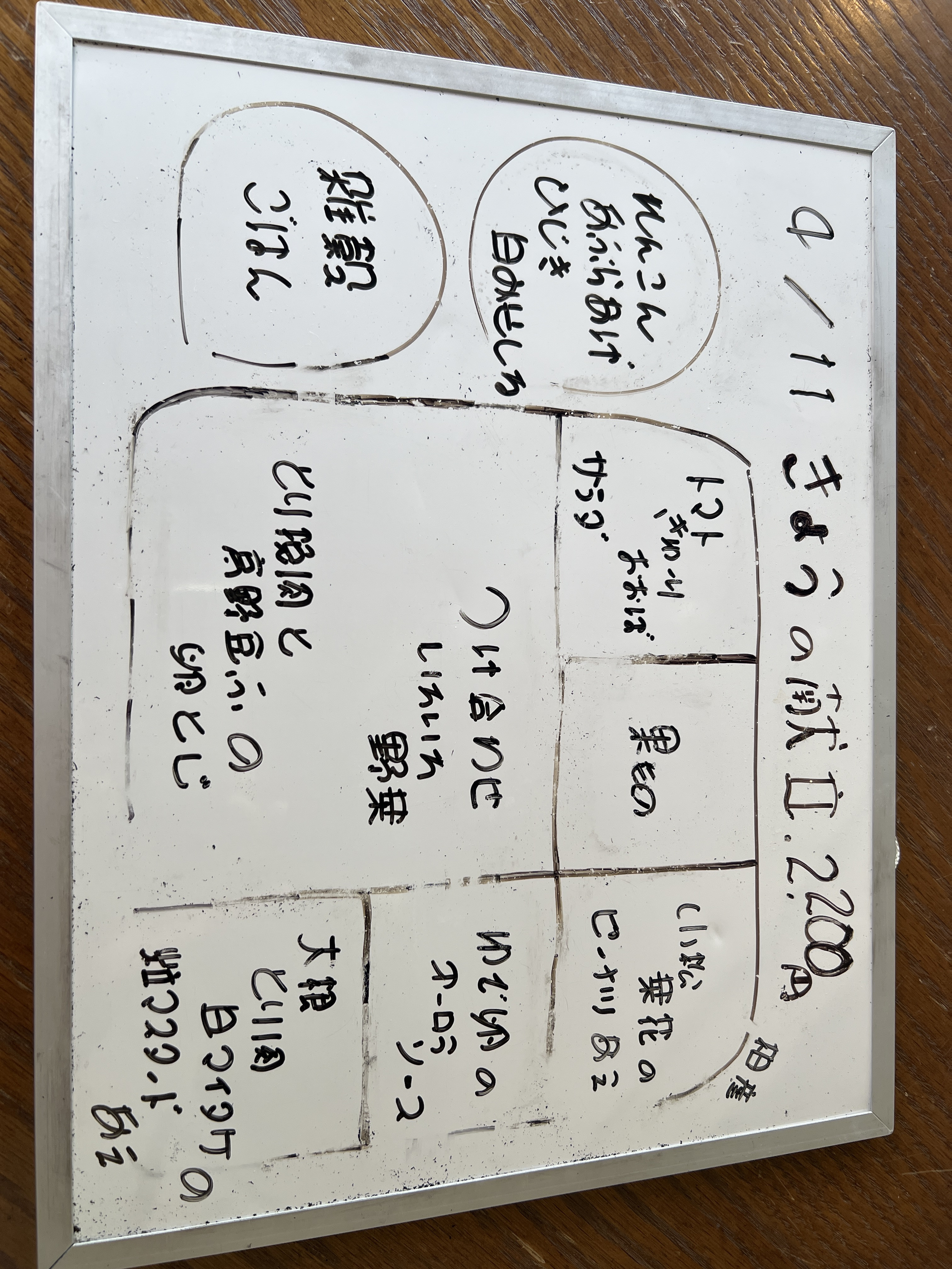 4/11（土）　今日の献立（昼）夜）