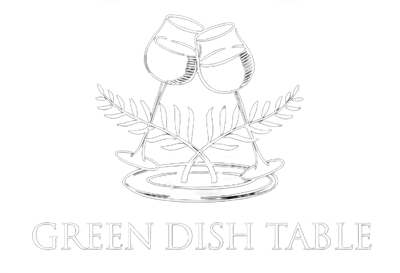GREEN DISH TABLE