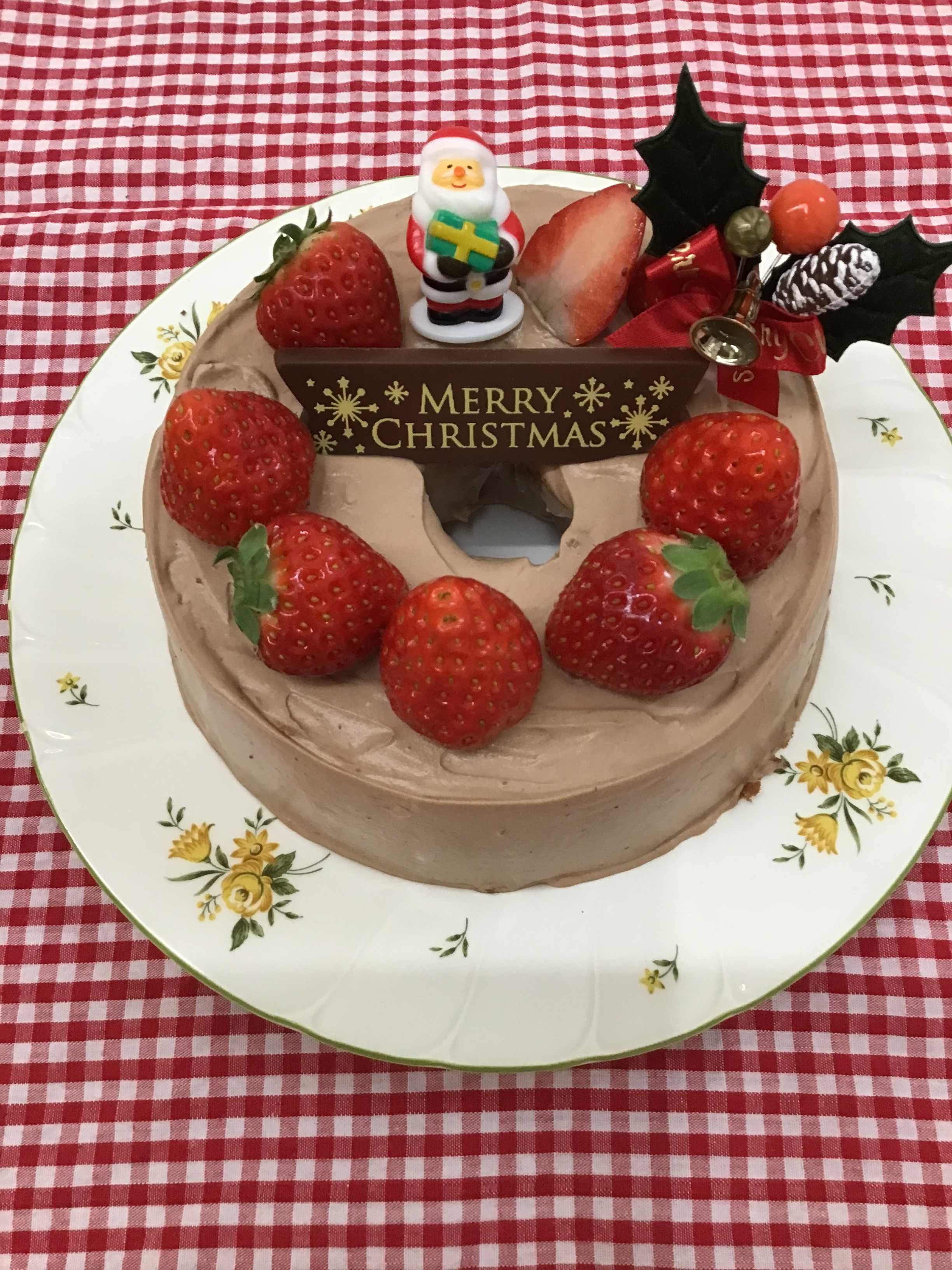 クリスマスチョコレートシフォン