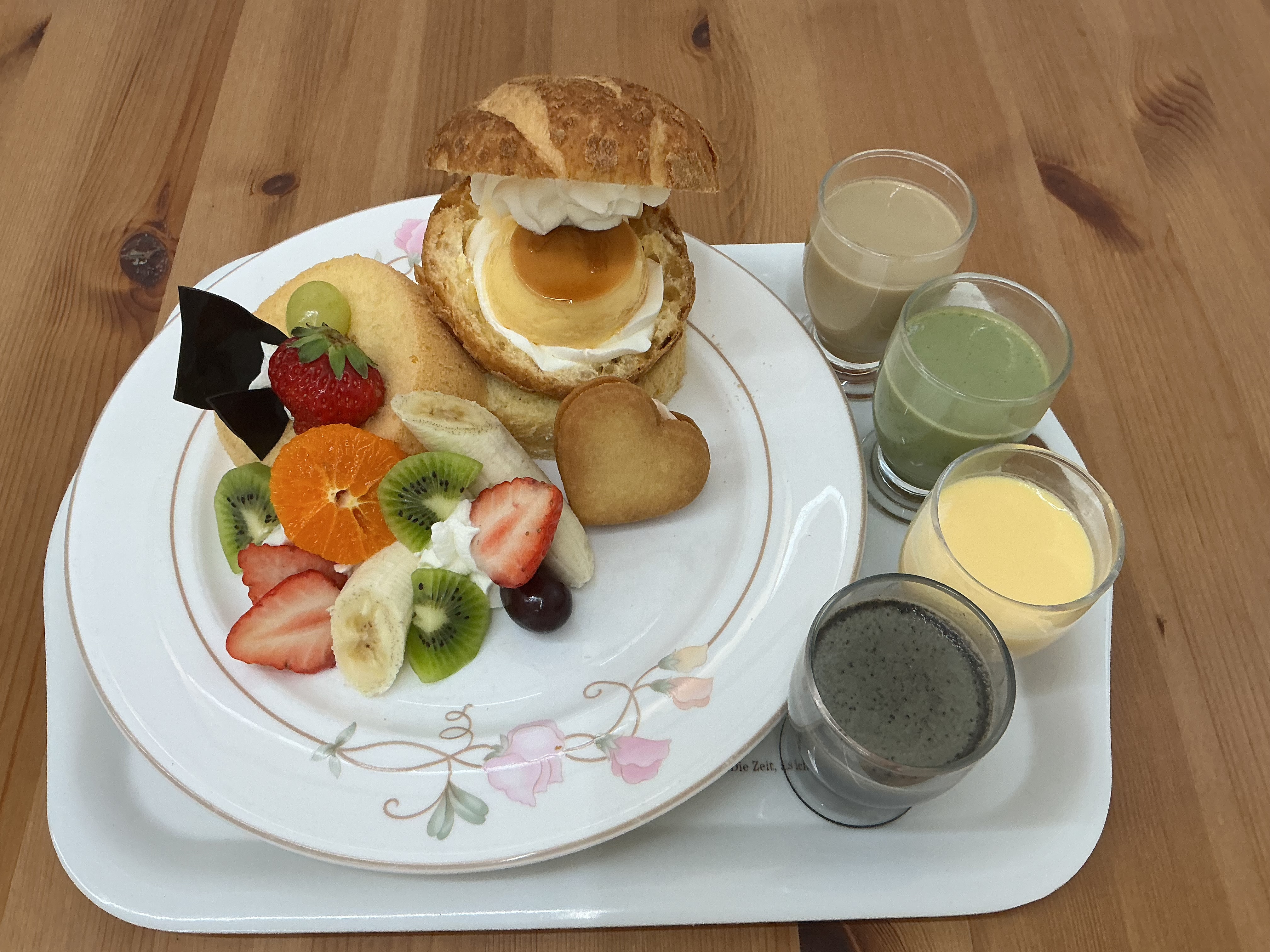 オリジナルプリンアラモード