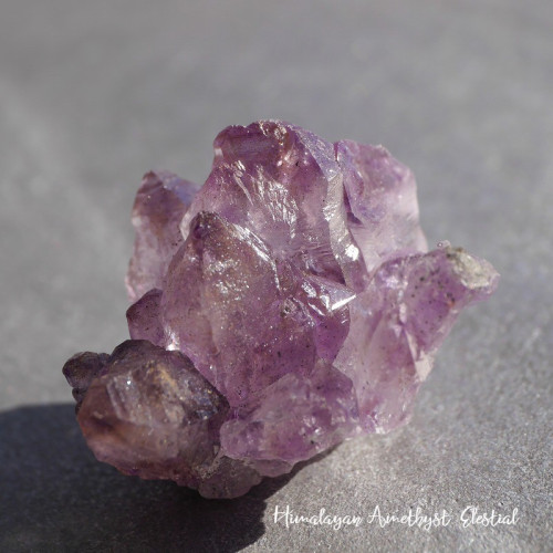 天然石 アメジストエレスチャル(ヒマラヤ産)原石ミニクラスター紫水晶✵それぞれ現物画像あり
