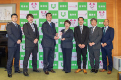 日本製鉄（株）東日本製鉄所君津地区「てつわ会」から交通遺児支援へ寄付