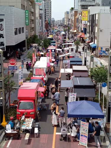 今週末はホコ天きーぼー市開催です。