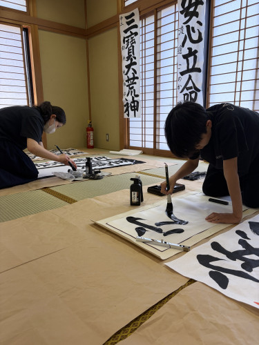 書道展に向けて