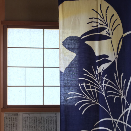 手ぬぐい「月に兎」