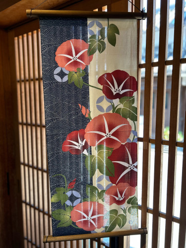 手ぬぐい「朝顔優美」