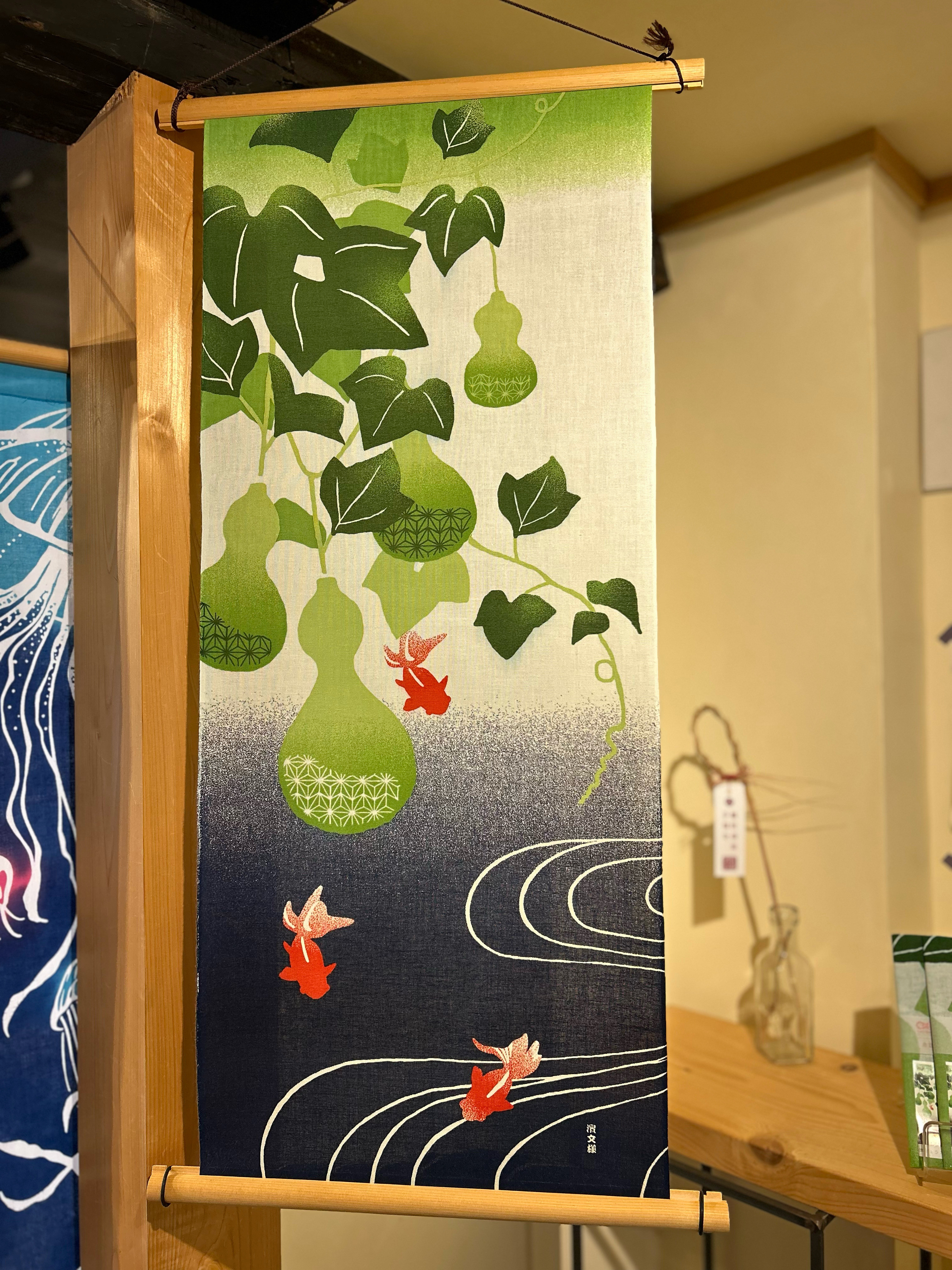 手ぬぐい「涼ひょうたん」