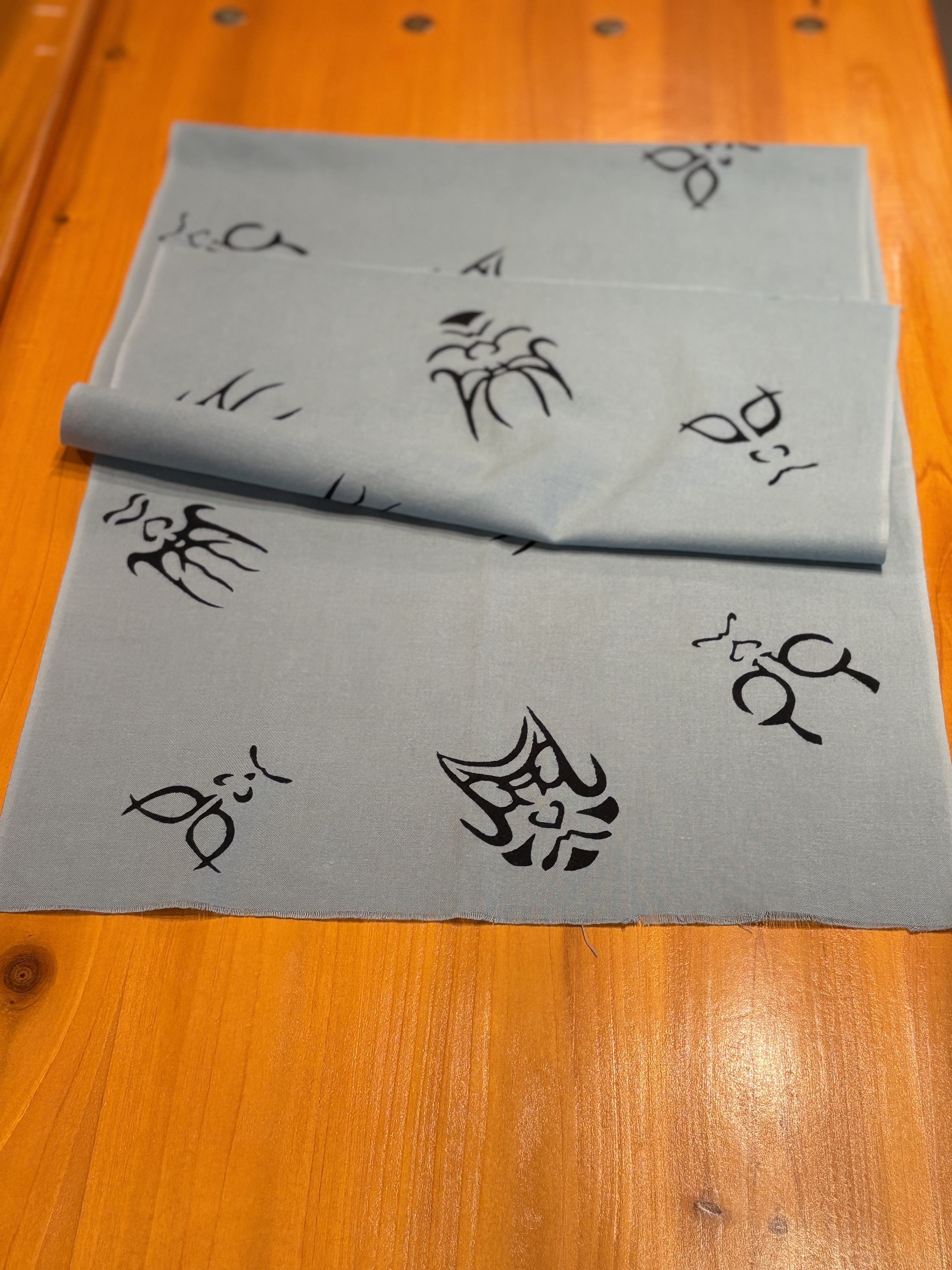 手ぬぐい「隈取（くまどり）」