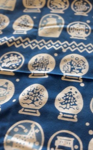 手ぬぐい「スノードーム」