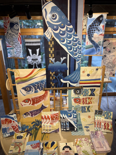 端午の節句コーナー作りましたー