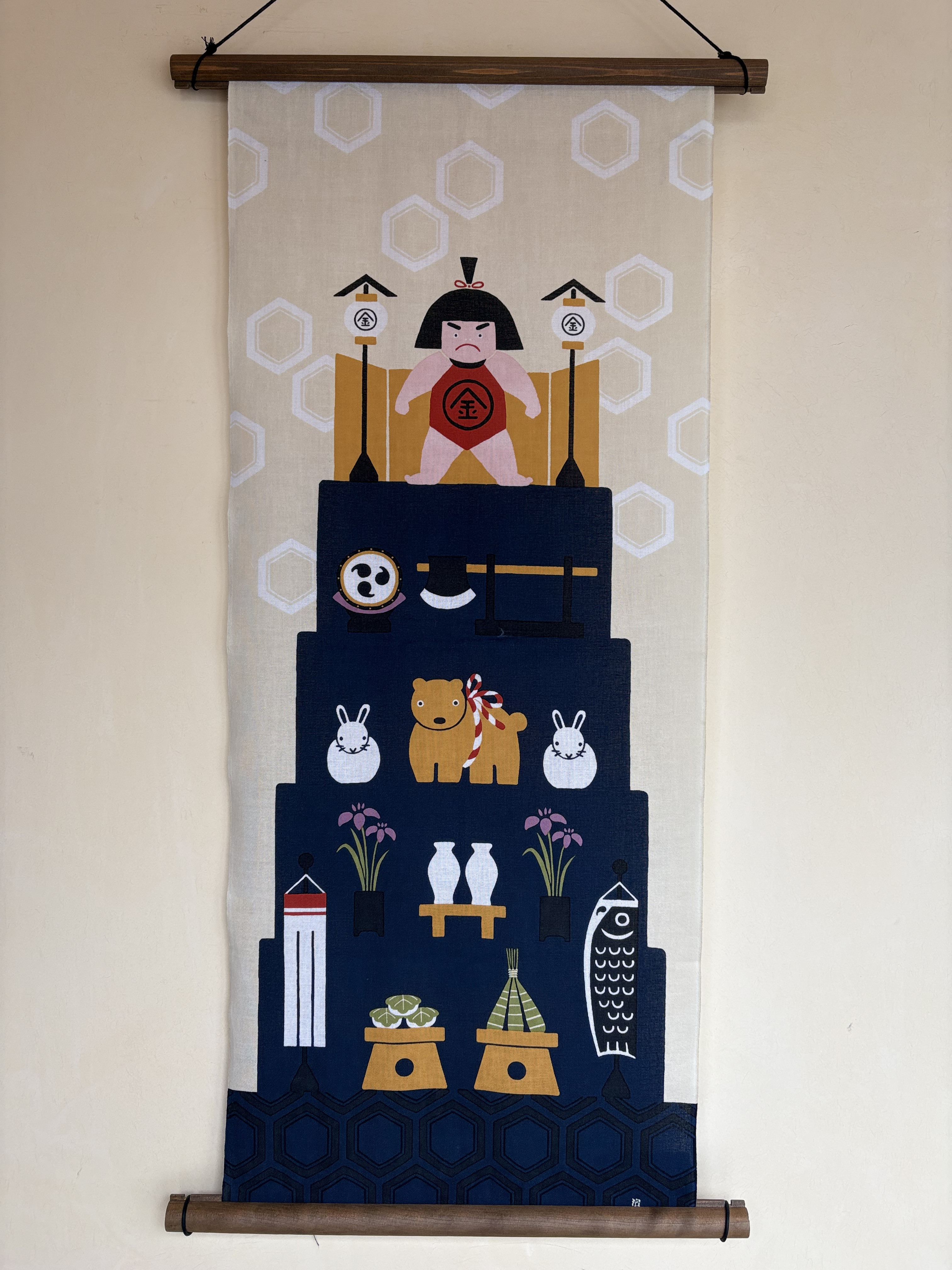 手ぬぐい「五月段飾り」