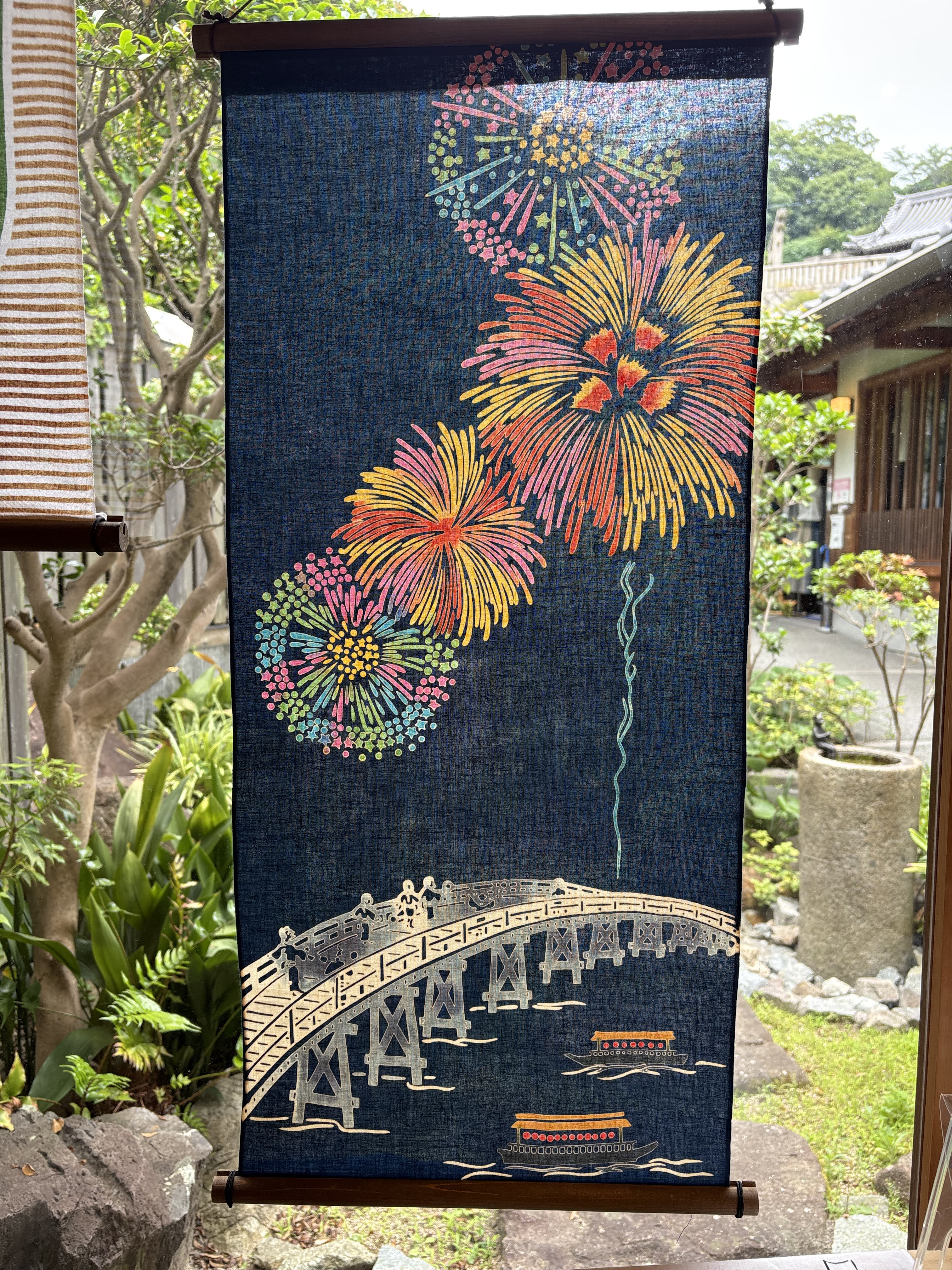 四季の手ぬぐいシリーズの「花火」