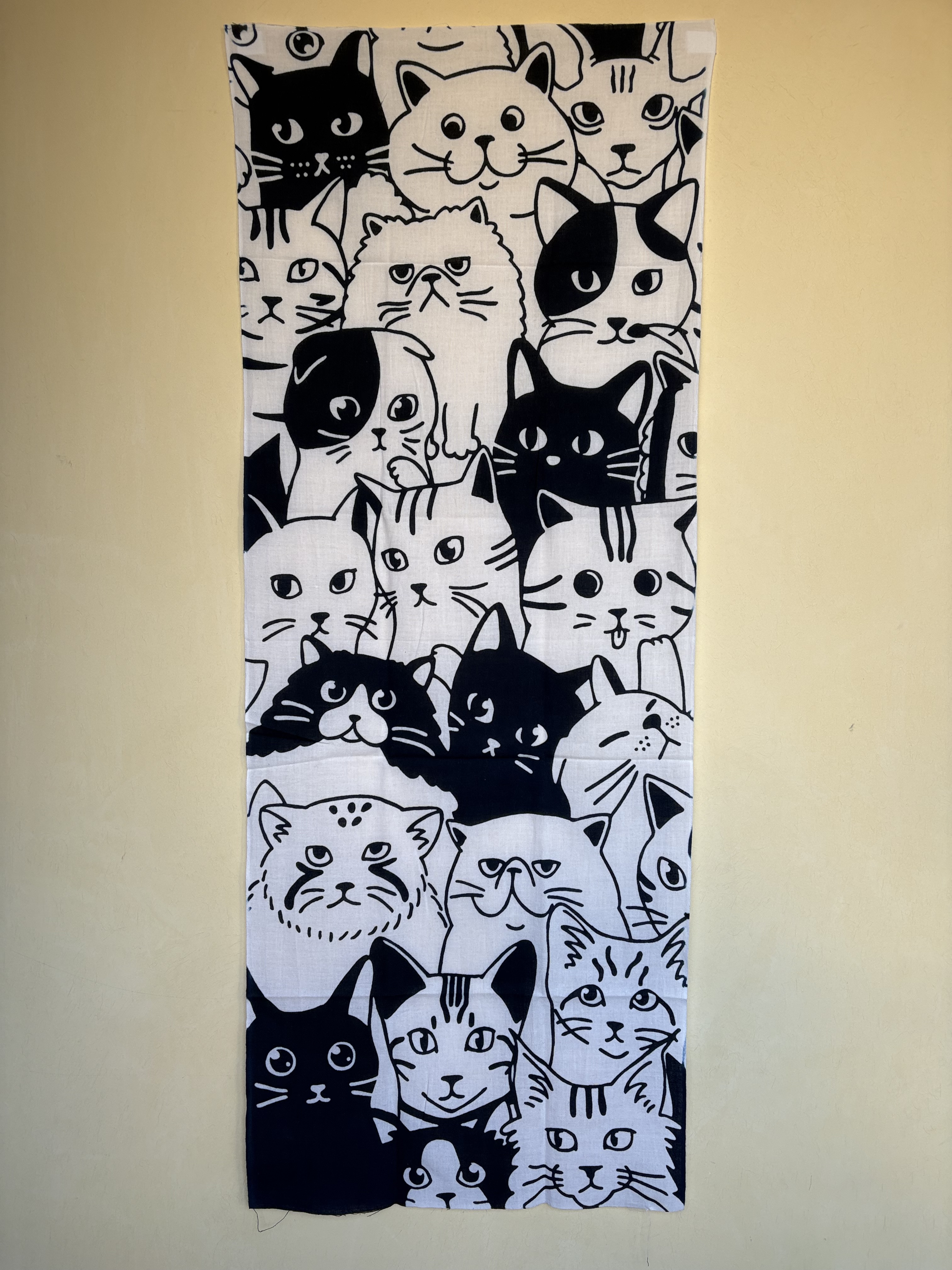 手ぬぐい「猫だらけ」