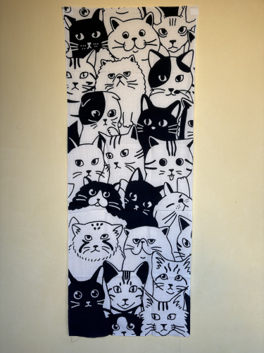 手ぬぐい「猫だらけ」