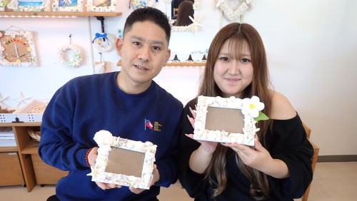 沖縄手作り体験フォトフレーム