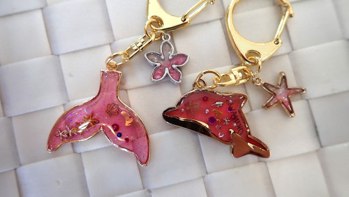 沖縄手作り体験レジンキーホルダー