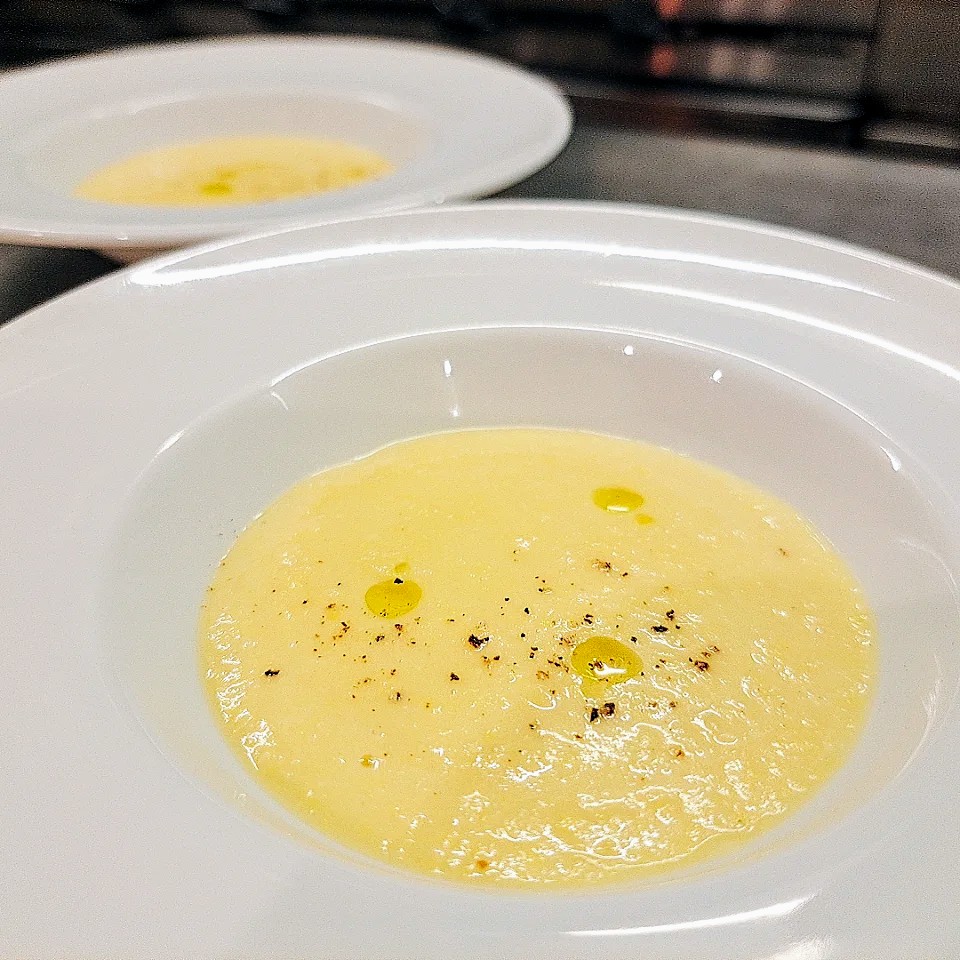 岡崎産とうもろこしのスープ