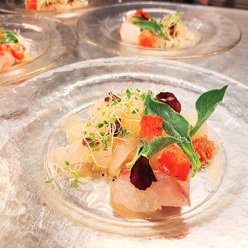 鮮魚のカルパッチョ盛り合わせ