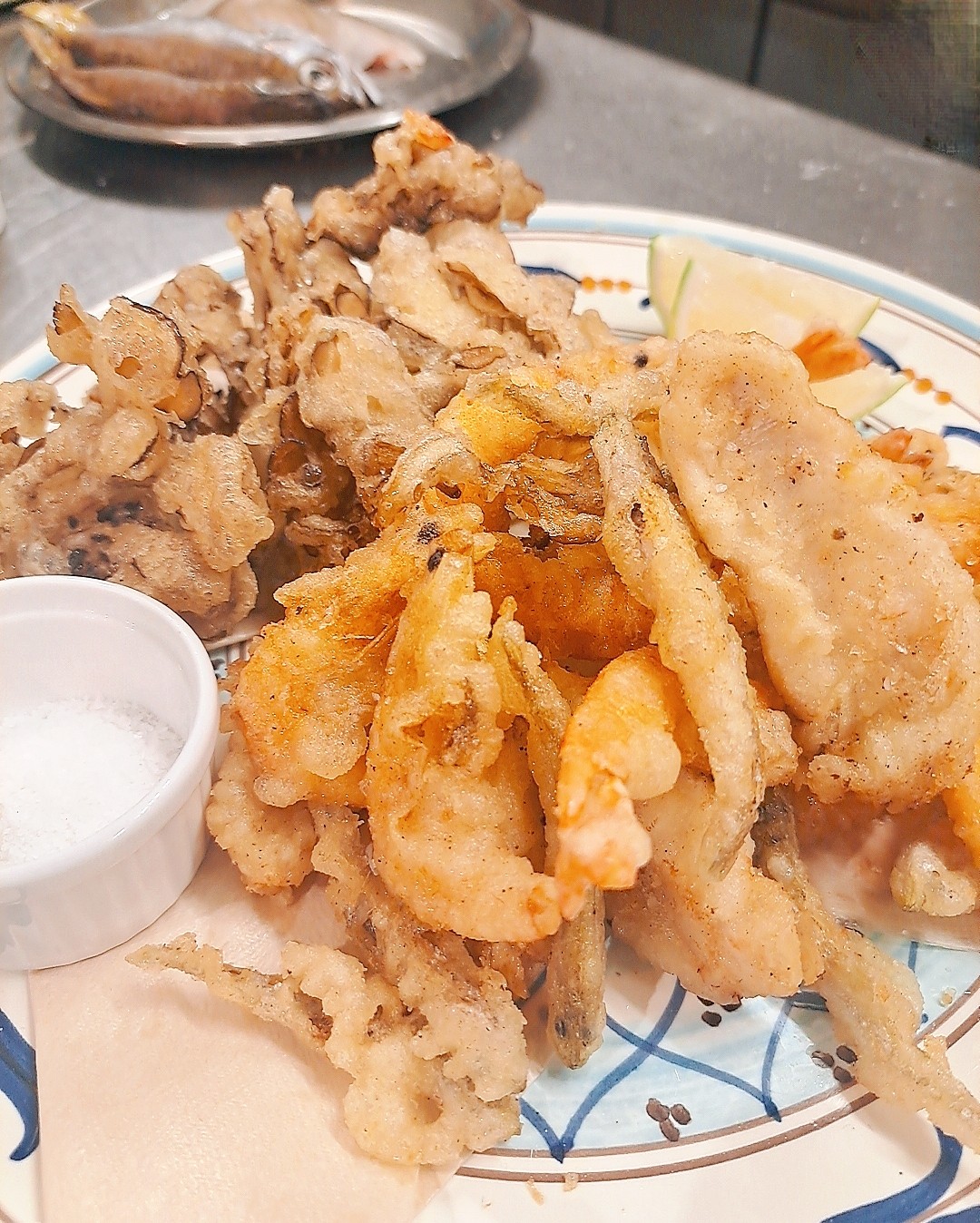 魚介 & 福井県産 九頭竜舞茸のフリット