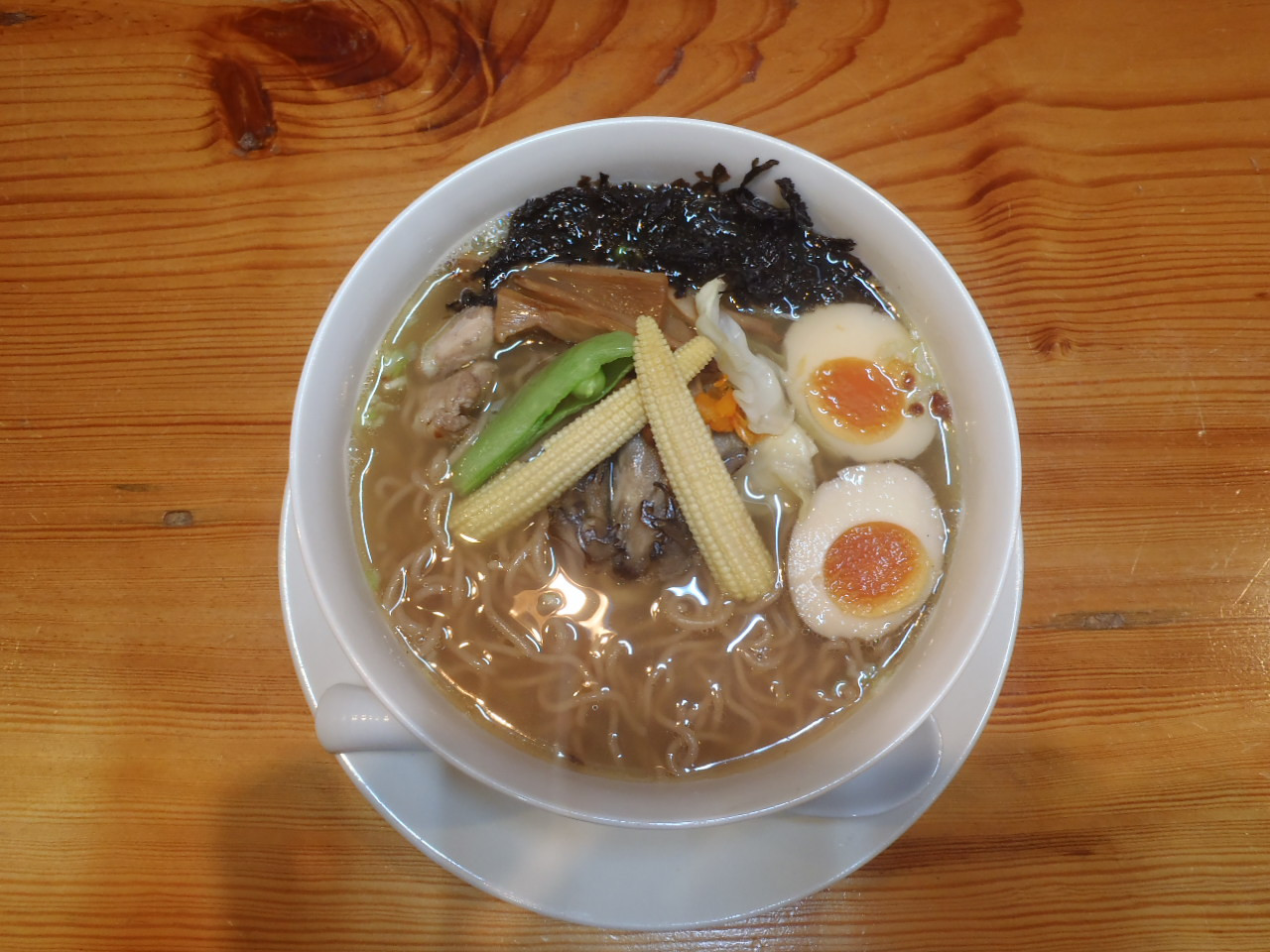 和だし鶏塩麺（醤油もあります）