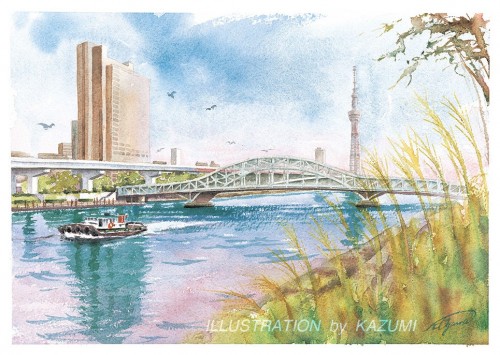 中央部のアーチが美しい「白鬚橋」.jpg