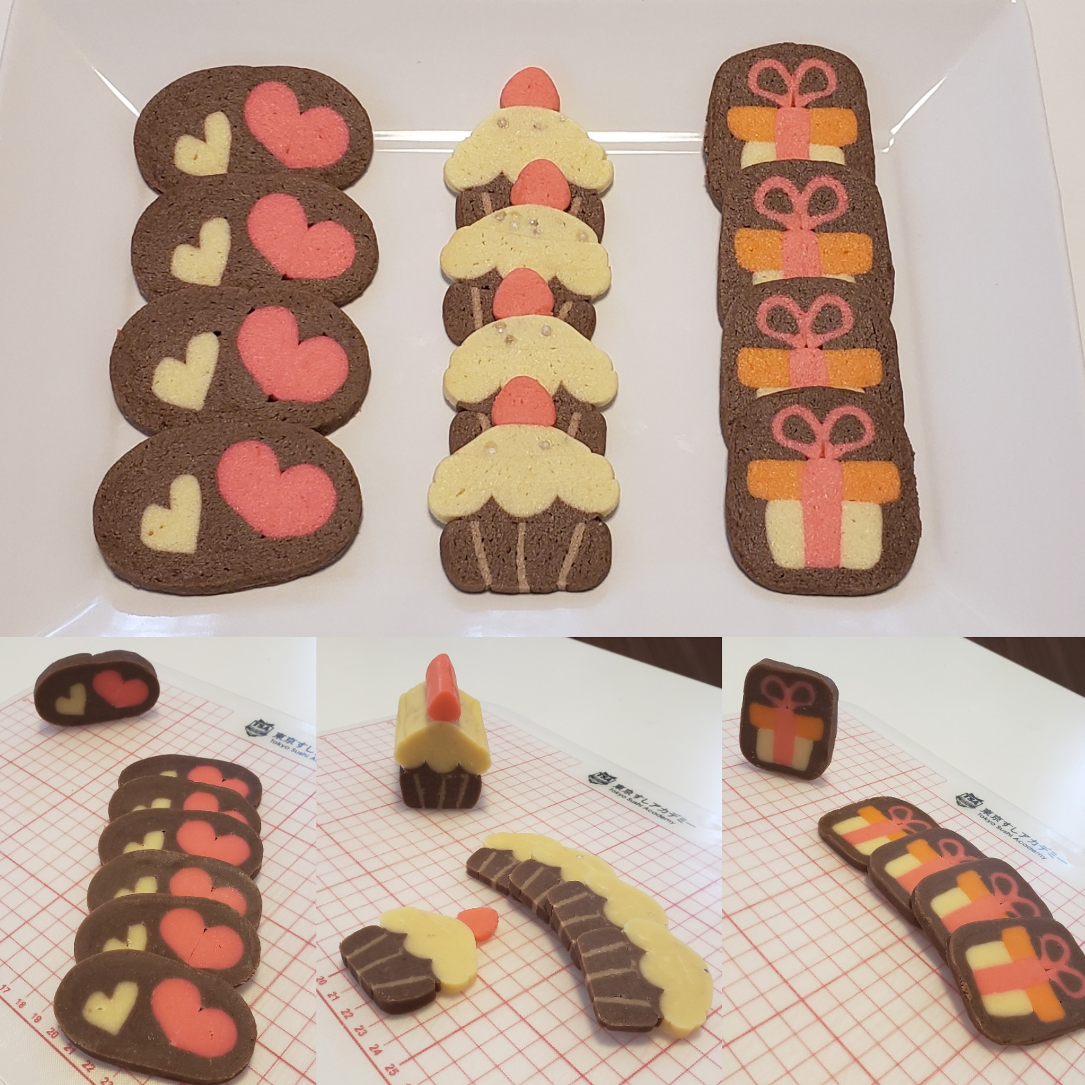 アイスボックスクッキー 資格取得講座 飾り巻き寿司とアイスボックスクッキーの教室 彩 Irodori Cafe