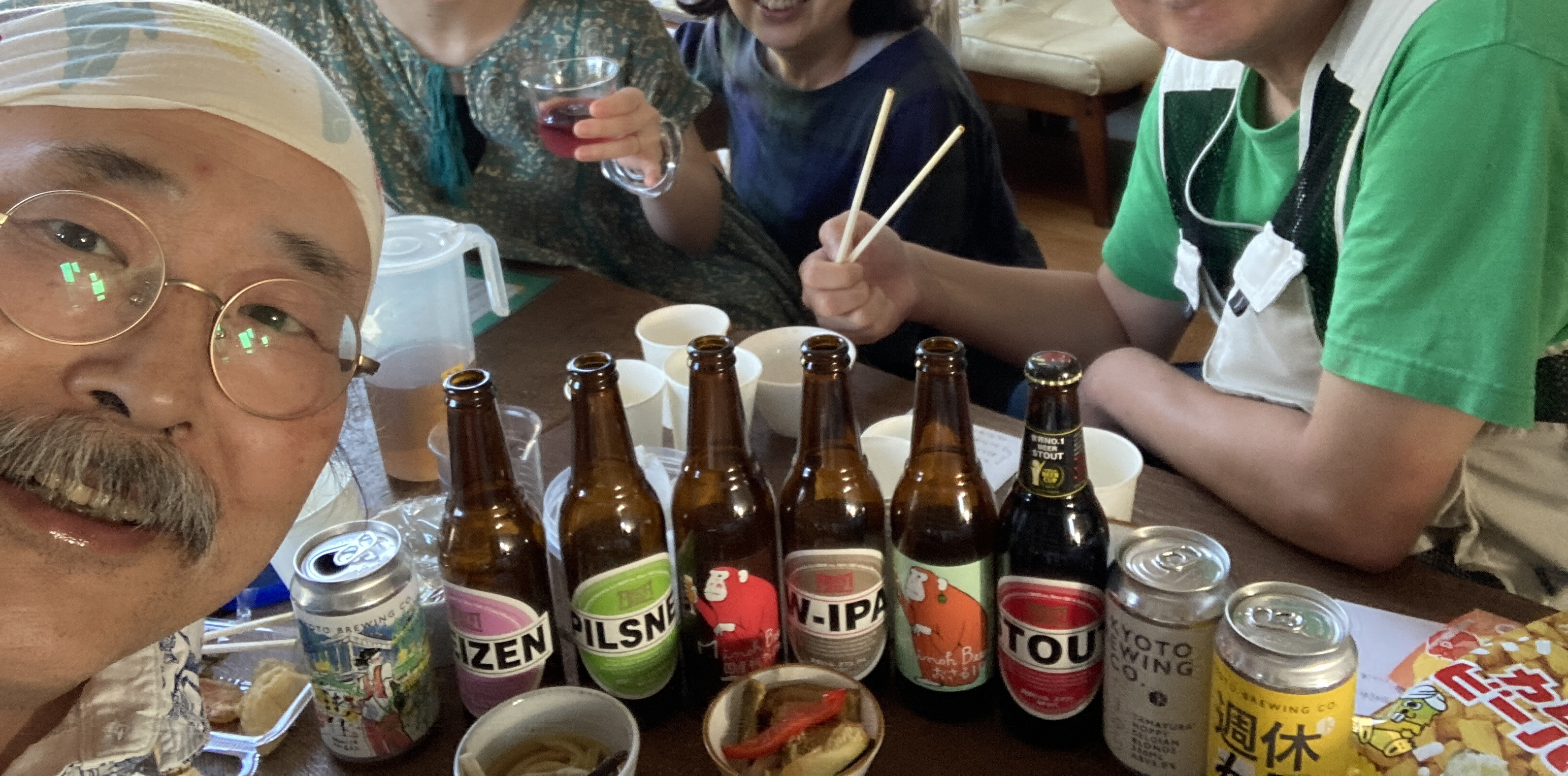 2024.11.17(日)14時〜　うどん屋の２階で利きビール♪