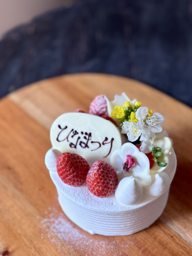 桃の節句　デコレーションケーキ