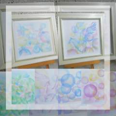 透明な色の重なりを楽しむ【ルーセントパステルアート】