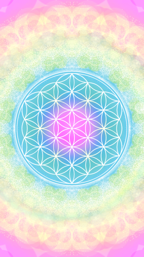 パステル風に描くデジタルイラスト講座・神聖幾何学も入れる事となりました！！！