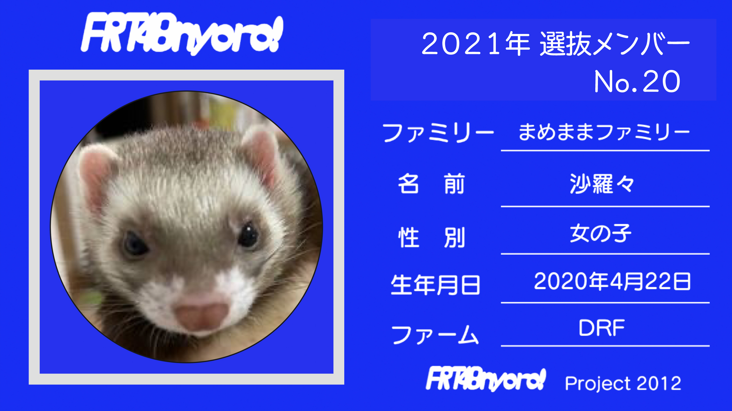 FRT48nyoro!2021年選抜メンバーNo.20紗羅々.jpg
