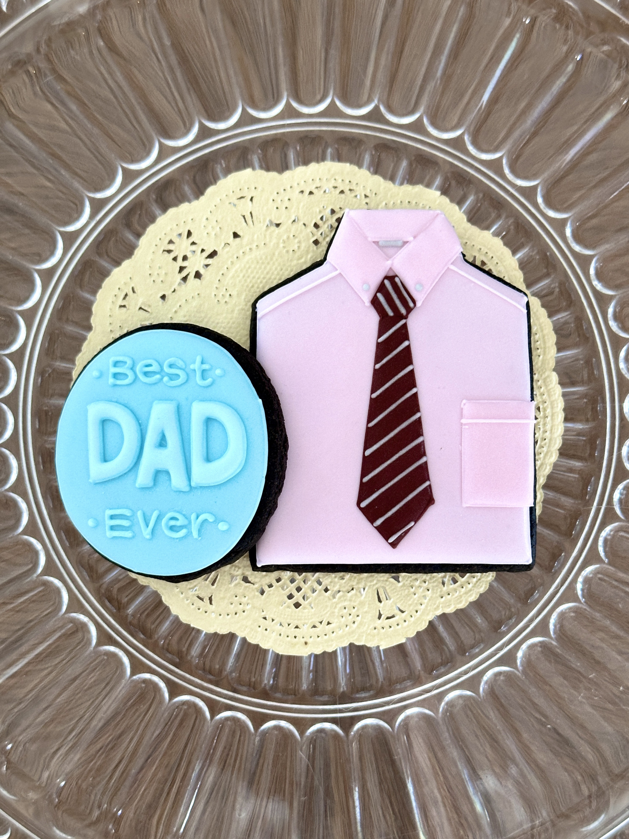 Father’s day best dad ever cookies