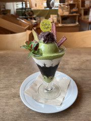 グルテンフリー抹茶パフェ