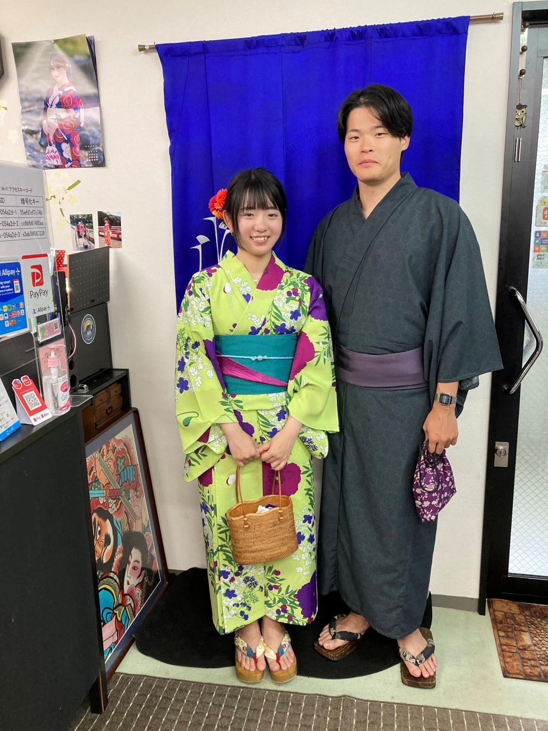 お客様♪