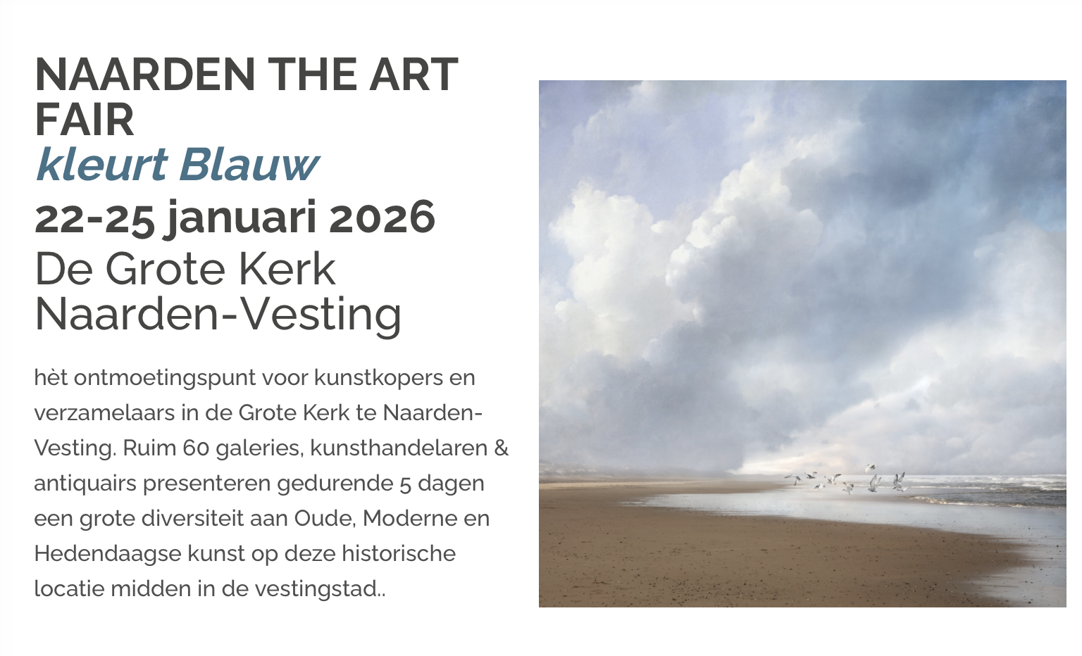 21-25 January | Naarden Art Fair