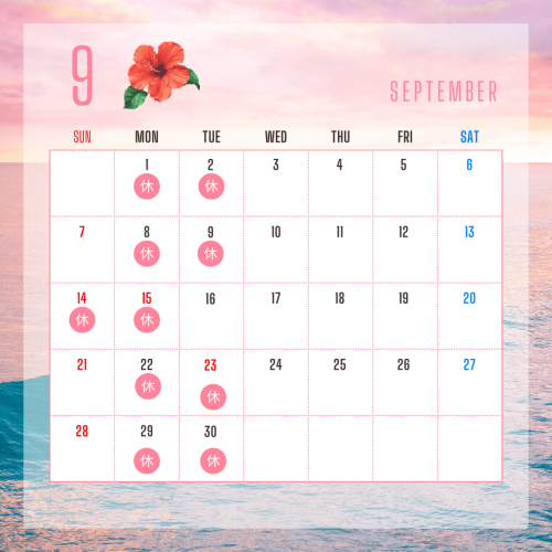 水色 シンプル 夏 2025年 7月 8月 9月 カレンダー Instagram 投稿 - 3.png