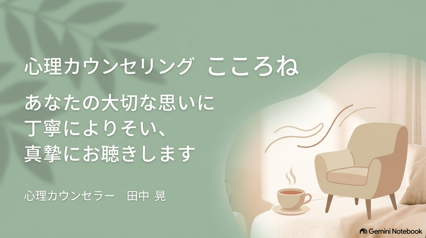 あなたの大切な思いを真摯にお聴きします