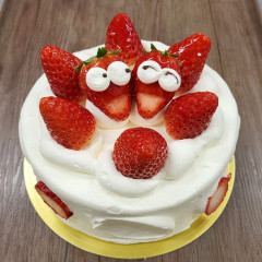 朝井さん苺のショートケーキ