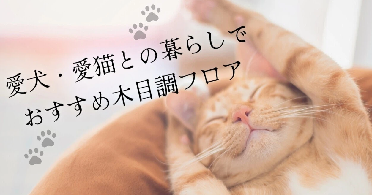 ペット向け木目のクッションフロア大手4社を徹底比較！