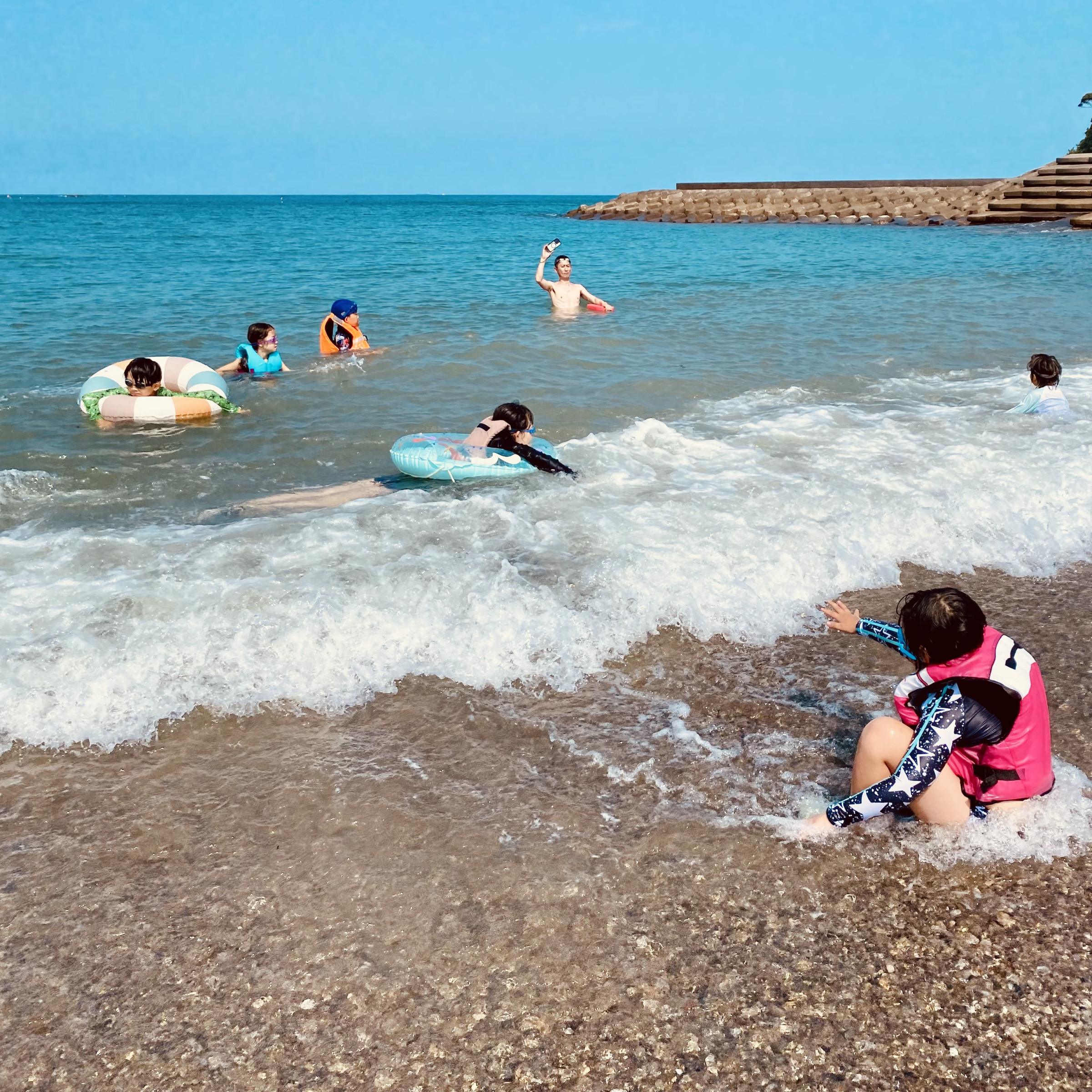 夏休み 一泊 海キャンプ