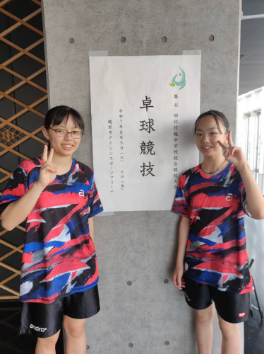 R07.08 北信越中学校総合競技大会　出場