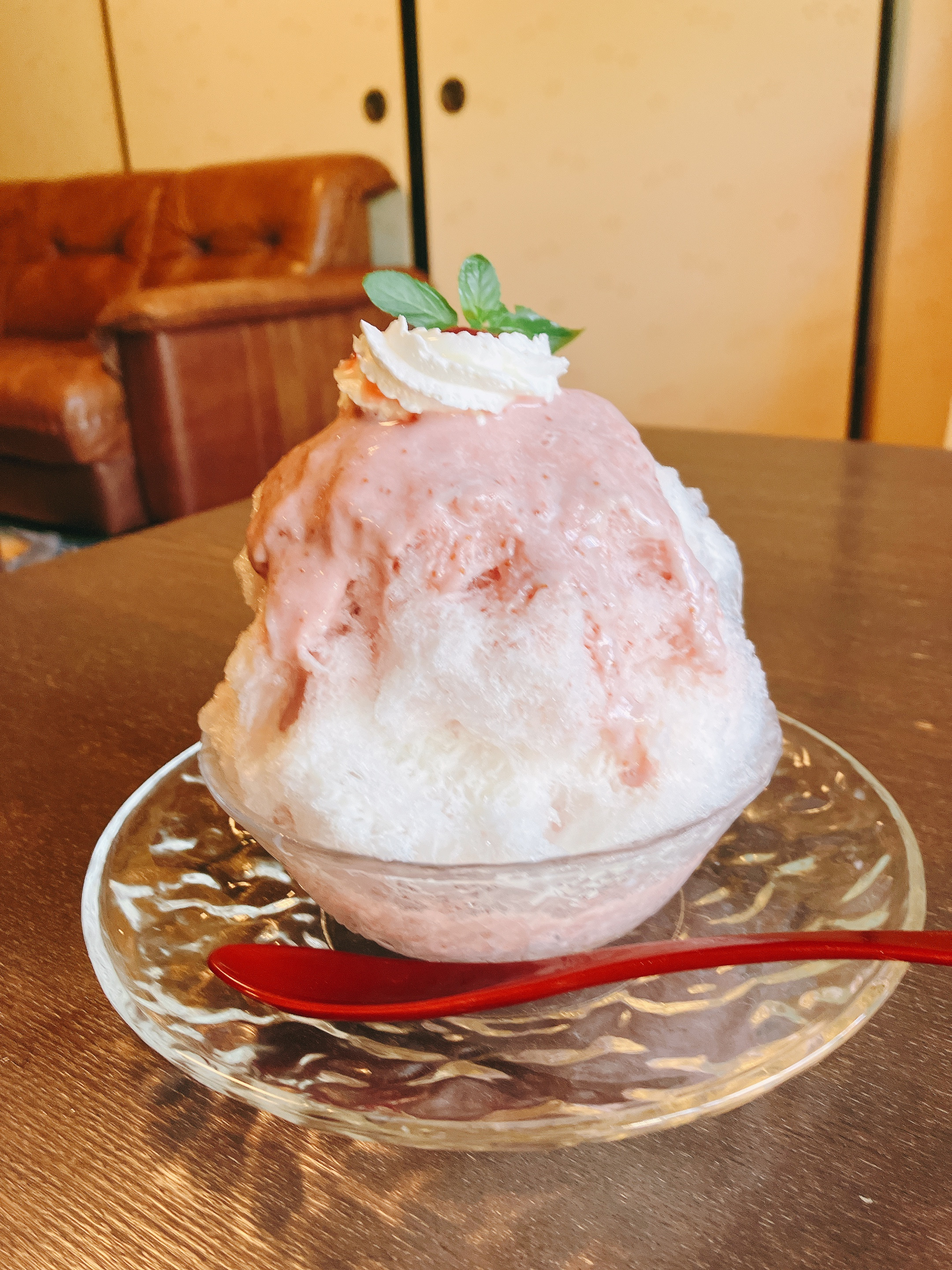 いちごスムージーかき氷